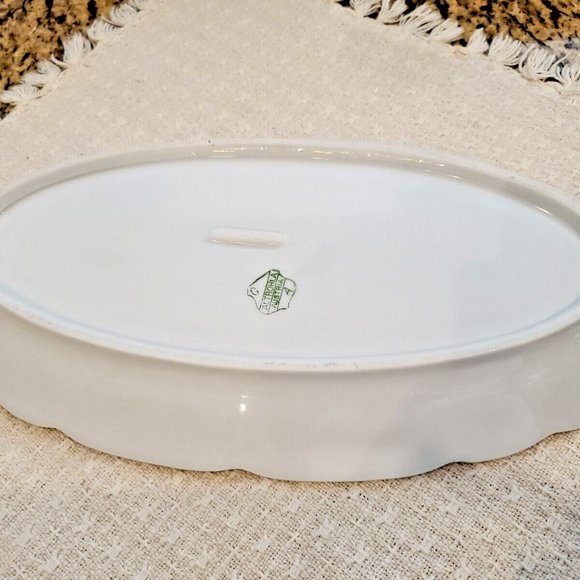 Elegant Oval Floral Petite Flowers Serving Plate Platter ~ Altrohla Austria - Picture 5 of 6